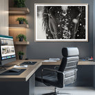 Winter Horse Snow Wall Art Canvas Print
