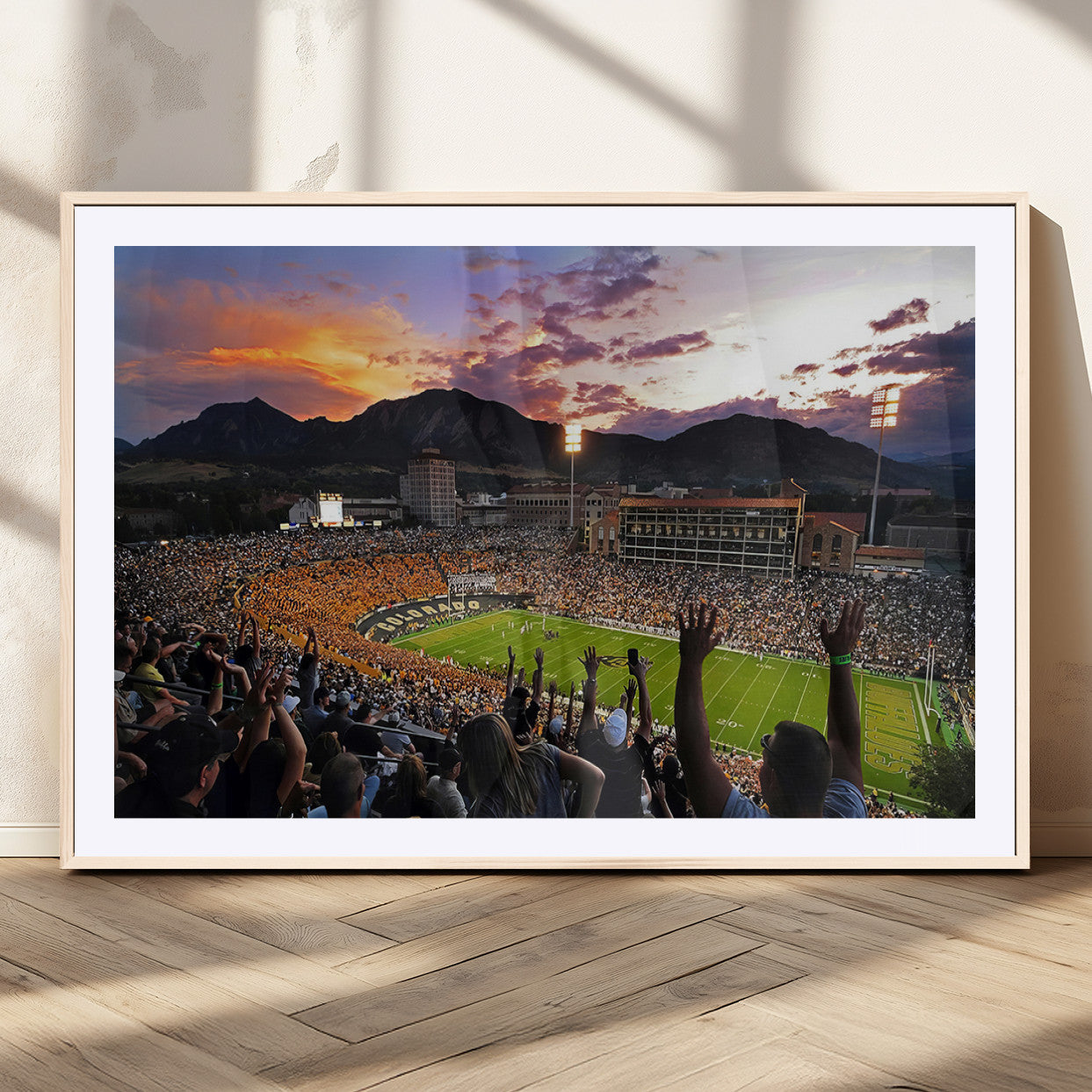 MGC-FP-36x24 - Folsom Field - University of Colorado Buffaloes Football Stadium Wall Art, Colorado Buffaloes Wall
