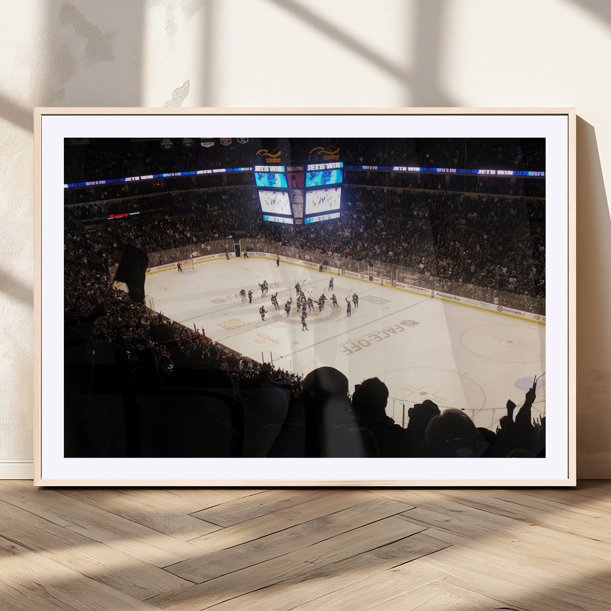 MGC-FP-36x24 - Canada Life Centre Wall Art | Winnipeg Jets Hockey Team Print Canvas | Ready to Hang | Winnipeg Wall