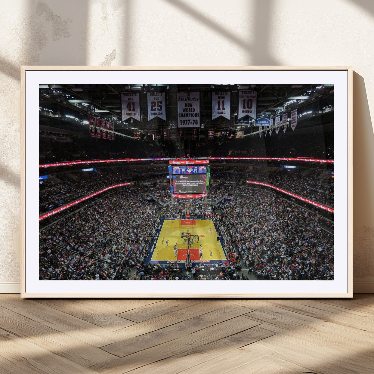 MGC-FP-36x24 - Capital One Arena Stadium Wall Art | Canvas Print | Ready to Hang | Washington D.C. Sports Decor