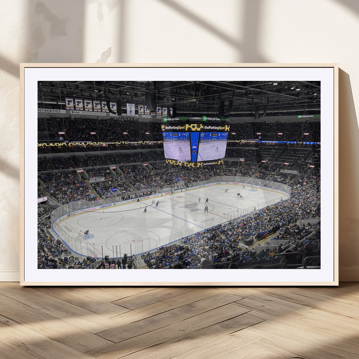 MGC-FP-36x24 - Enterprise Center Missouri St. Louis Blues Hockey Stadium Wall Art Canvas Print