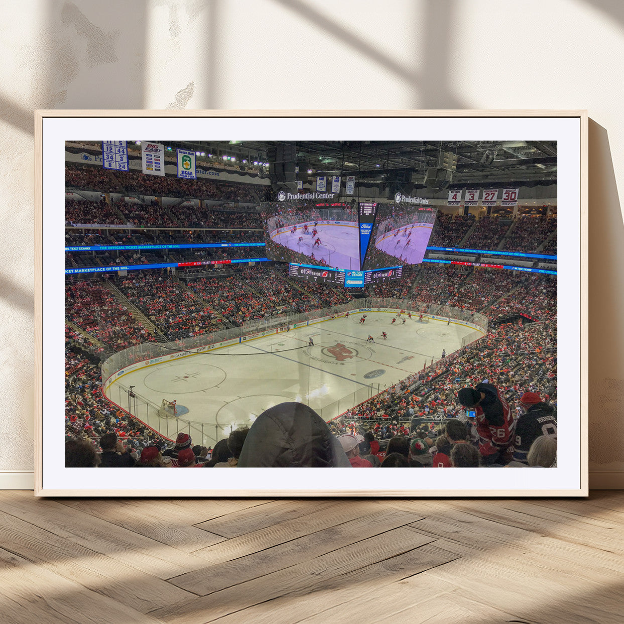 MGC-FP-36x24 - Prudential Center Newark New Jersey Devils Hockey Stadium, New Jersey Devils Hockey Stadium Canvas