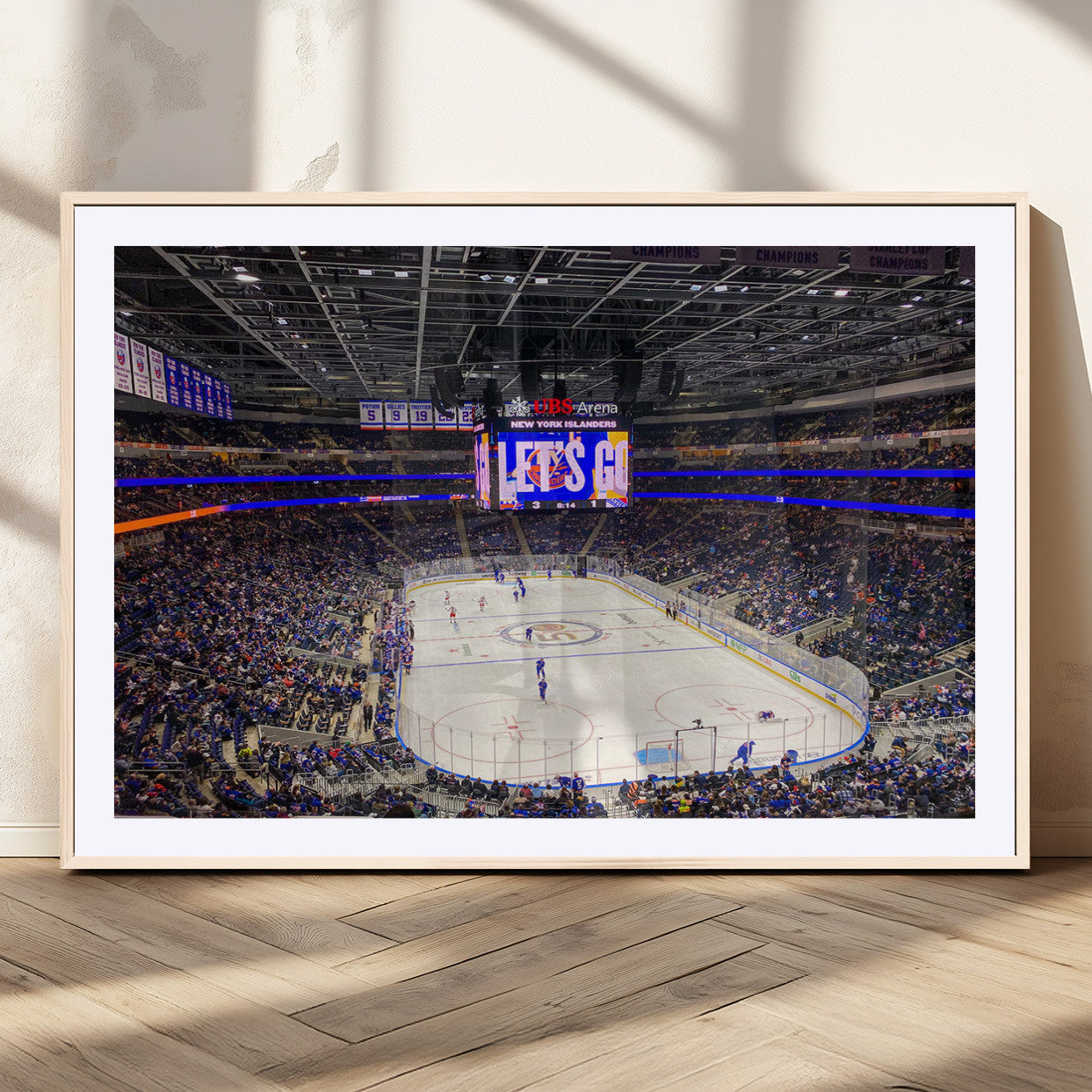 MGC-FP-36x24 - UBS Arena Elmont New York Islanders Ice Hockey Wall Art, UBS Arena Elmont Wall Art Canvas Print
