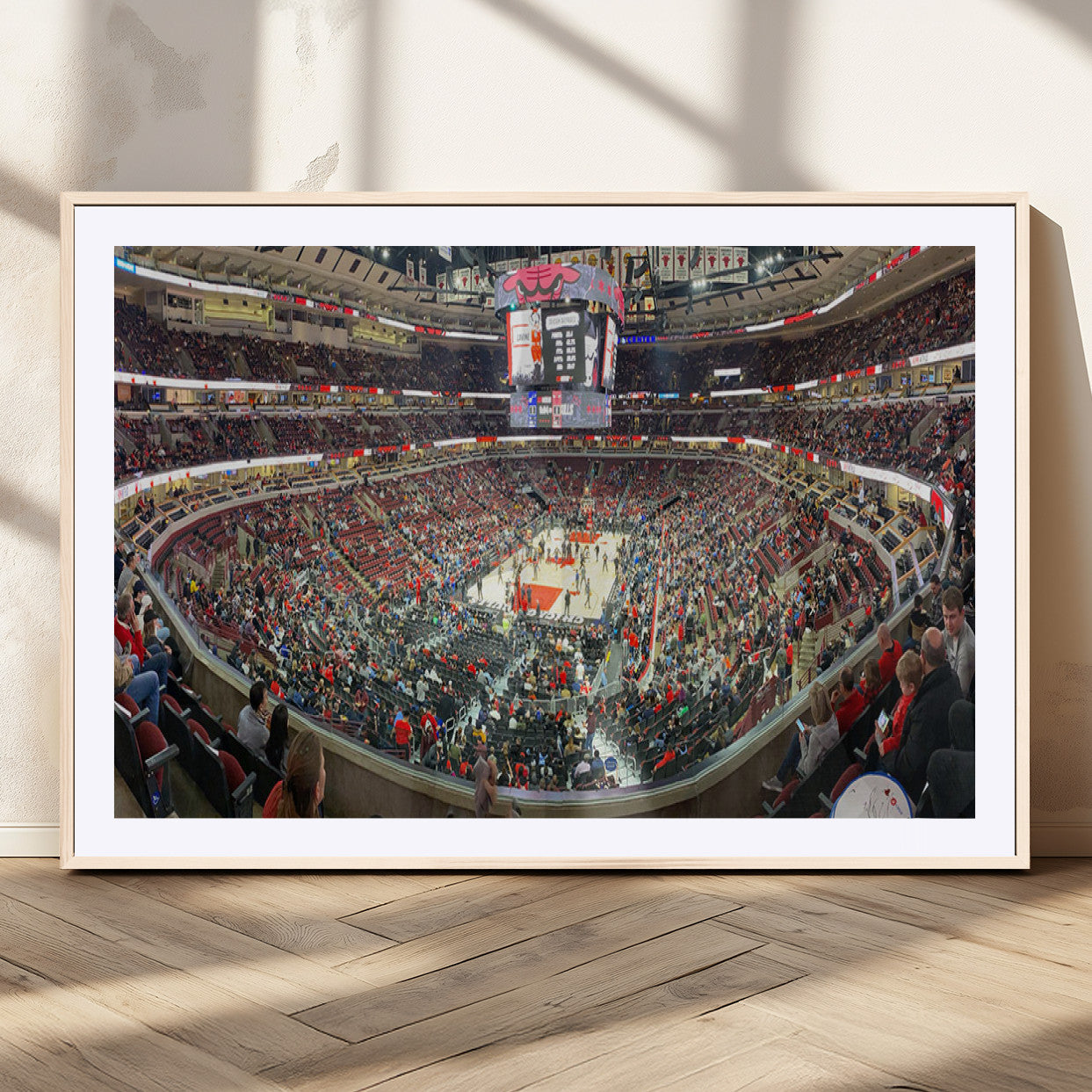 MGC-FP-36x24 - United Center Chicago Bulls Stadium Wall Art Canvas Print