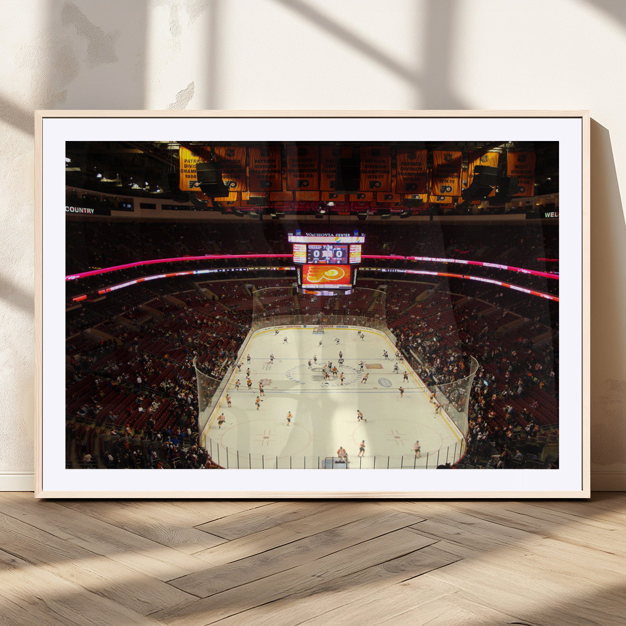 MGC-FP-36x24 - Wachovia Center Priort of Lyers Game Ice Hockey Stadium Canvas Print, Lyers Game Ice Hockey Stadium