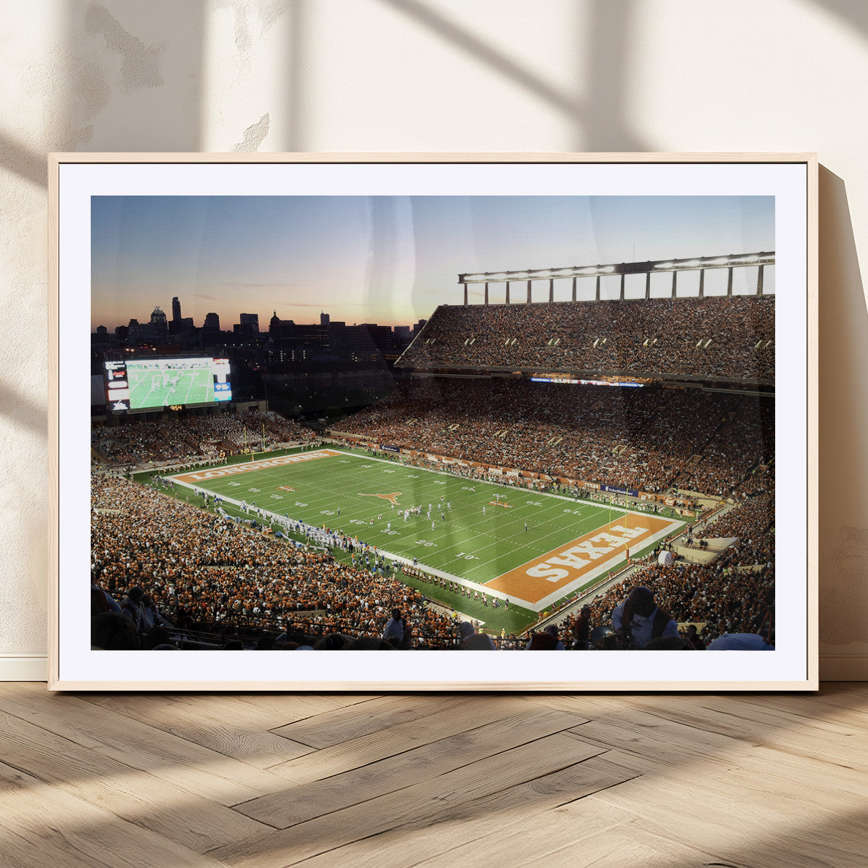 MGC-FP-36x24 - Darrell K Royal-Texas Memorial Stadium Canvas Wall Art - Texas Longhorns Football Match