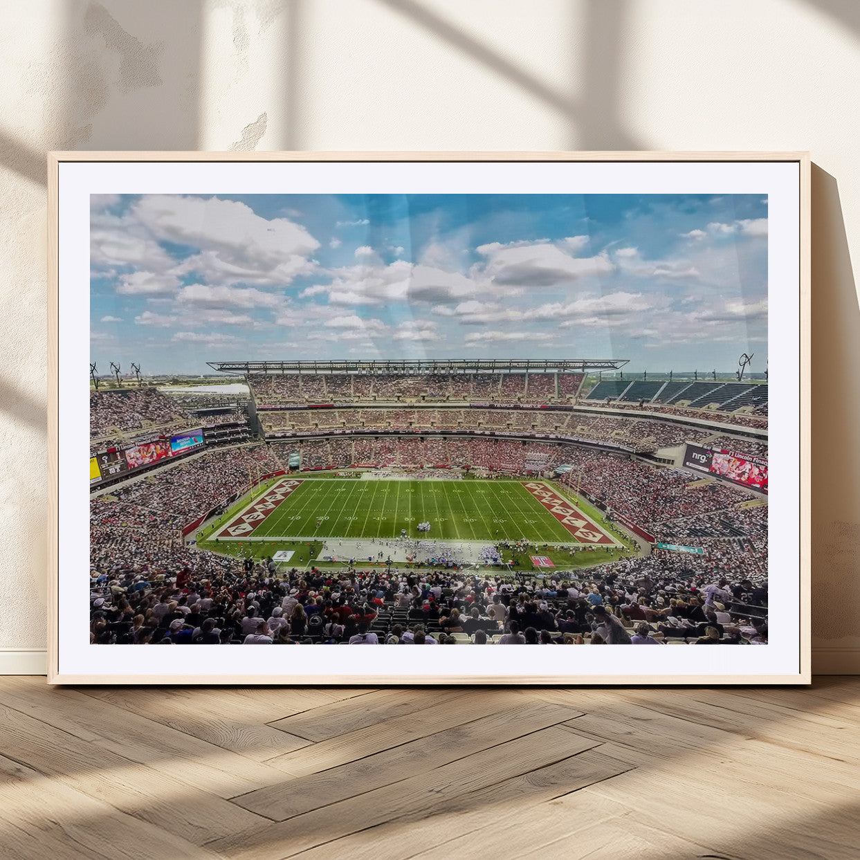 MGC-FP-36x24 - The Temple University Owls Athletics Team Print - Philadelphia Lincoln Financial Field Stadium Wall