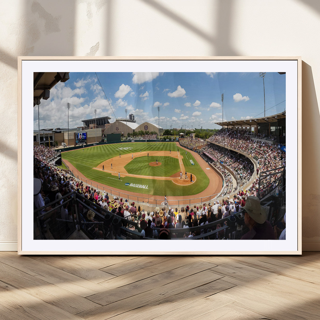 MGC-FP-36x24 - The Texas A&M University Aggies Athletics Team Print - College Station Kyle Field Wall Art Canvas