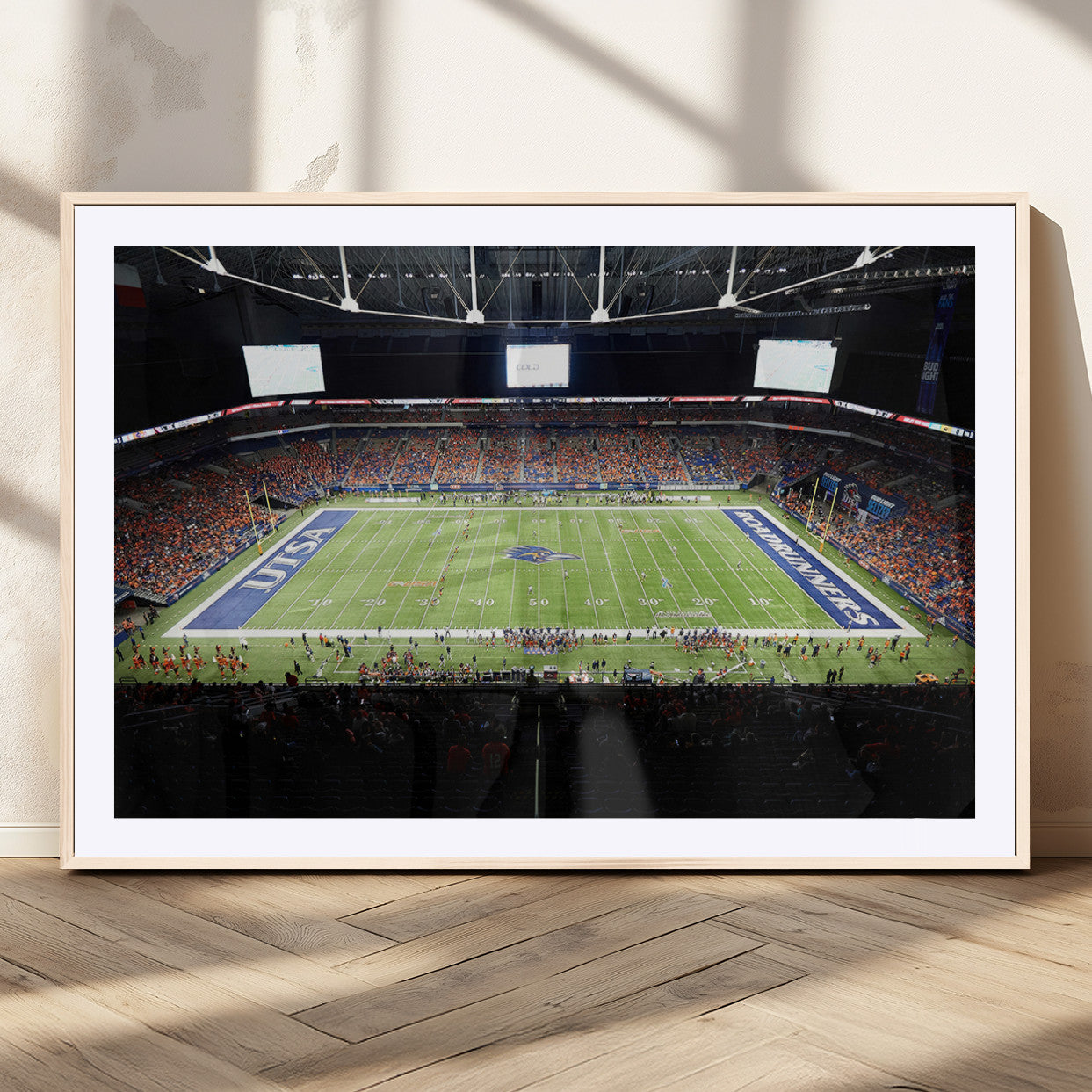 MGC-FP-36x24 - The University of Texas at San Antonio Roadrunners Football Team Print - San Antonio Alamodome Wall