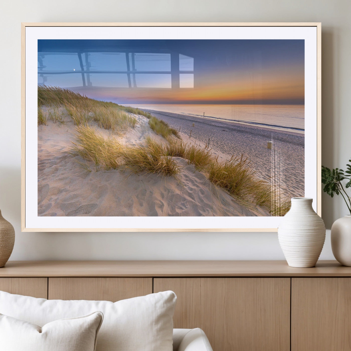 -Sunrise On The Beach Wall Art Canvas Print