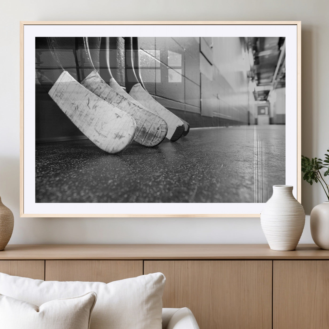 -Ice Hockey Wall Art Canvas Print