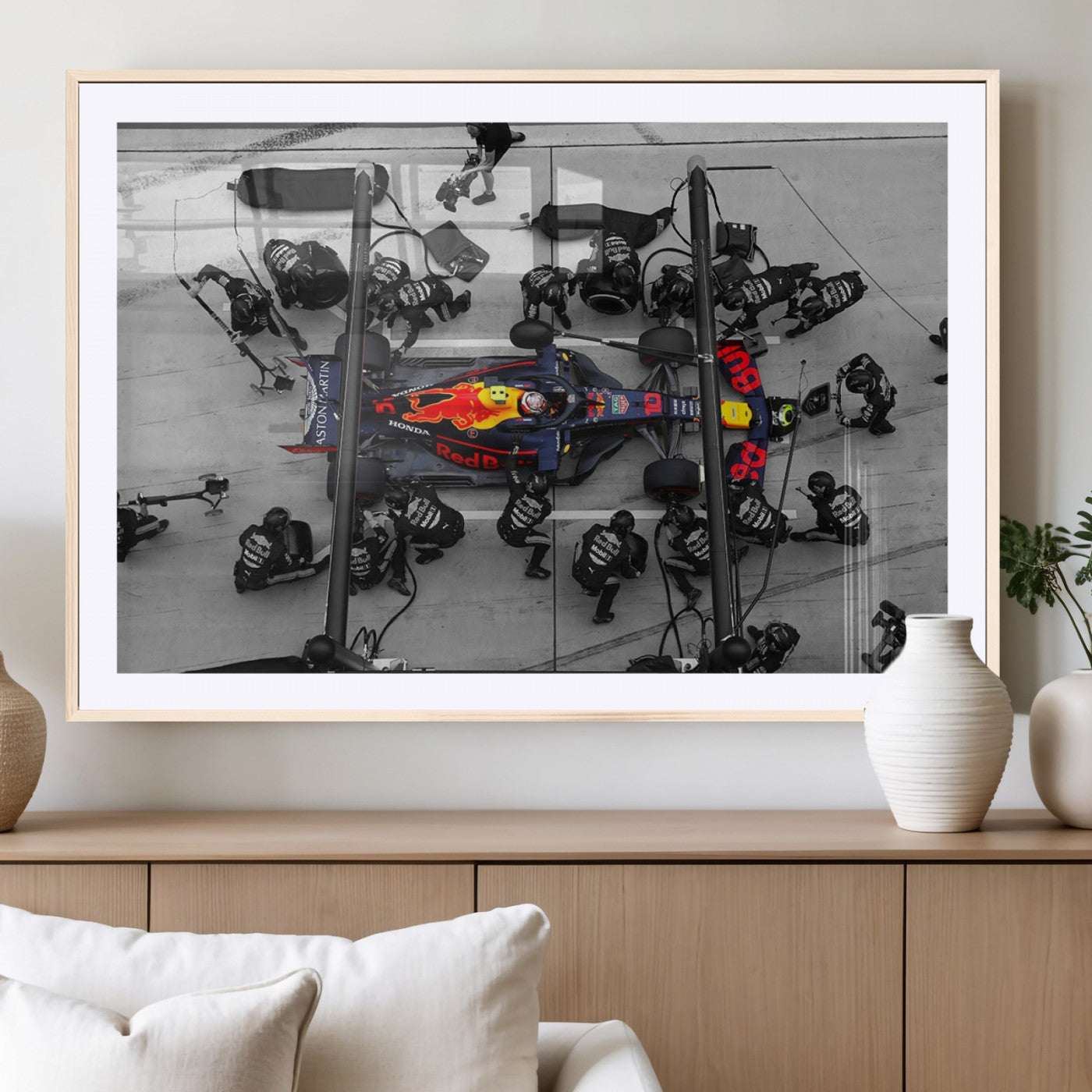 RedBull-MGC-FP-36x24_Natural-RedBull Formula 1 Canvas Wall Art Print