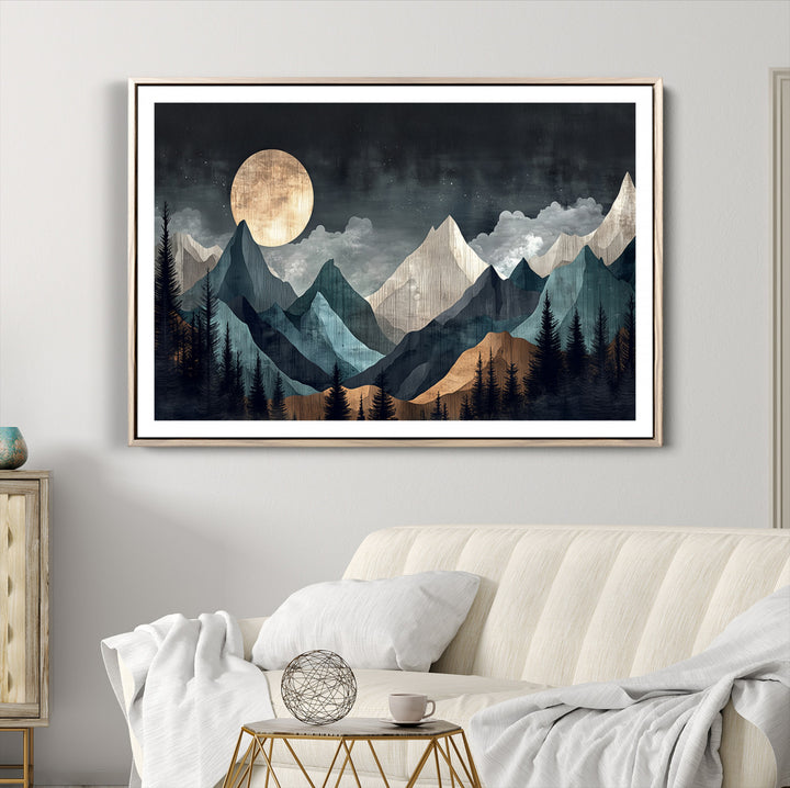Framed Wall Art Canvas Print
