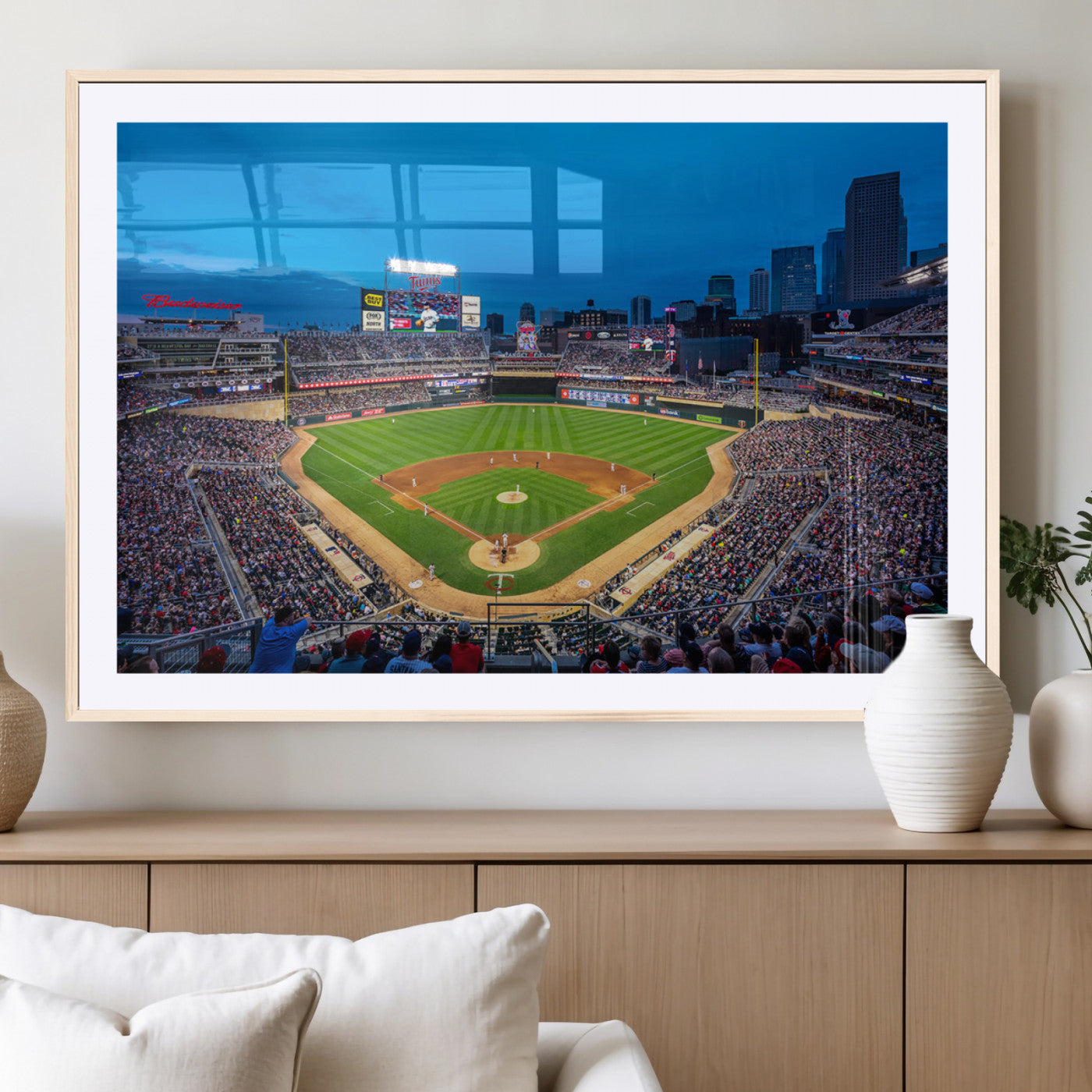 MGC-FP-36x24 - Target Field Stadium Wall Art - Minnesota Twins Baseball Print