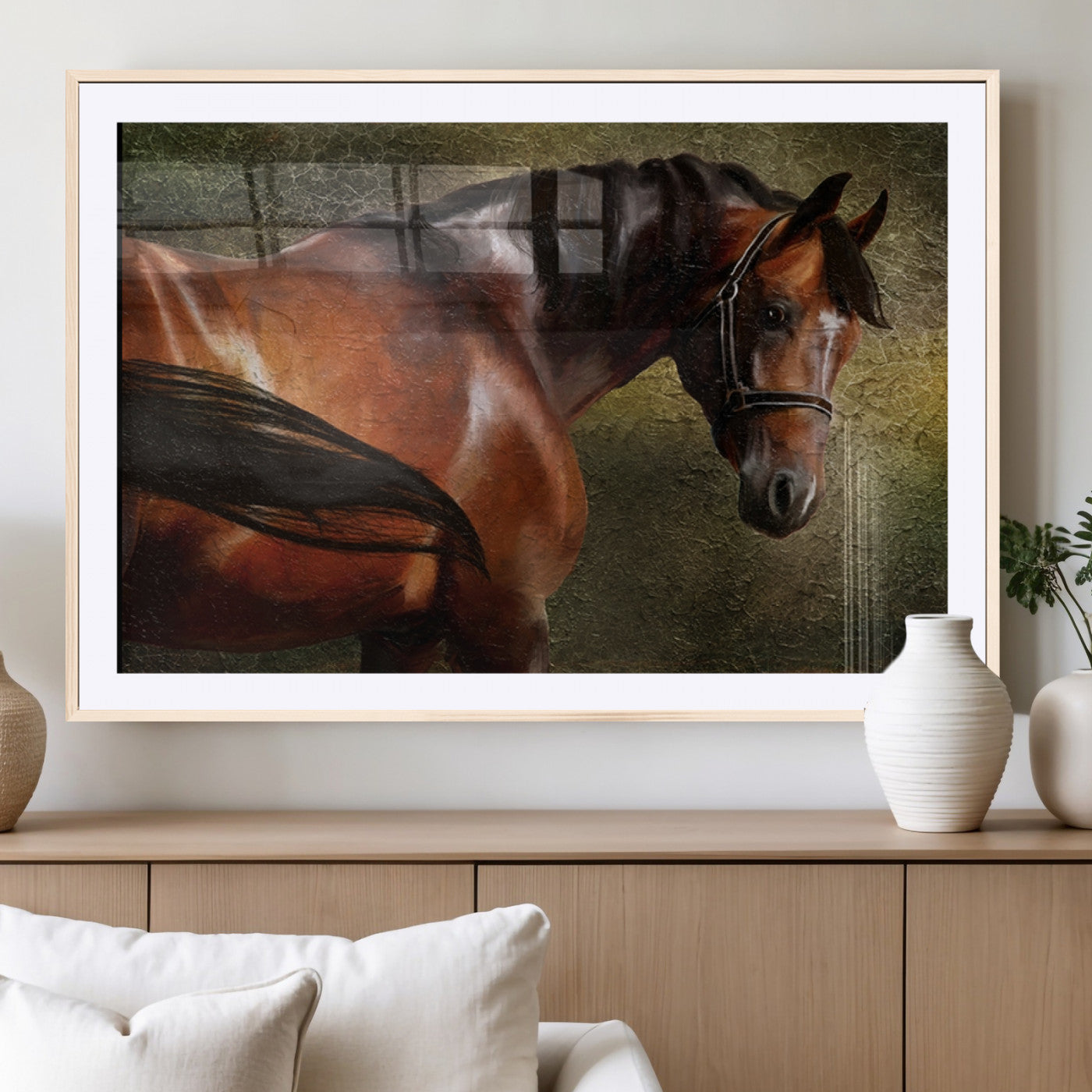 MGC-FP-36x24 - Wild Horses Wall Art Canvas Print