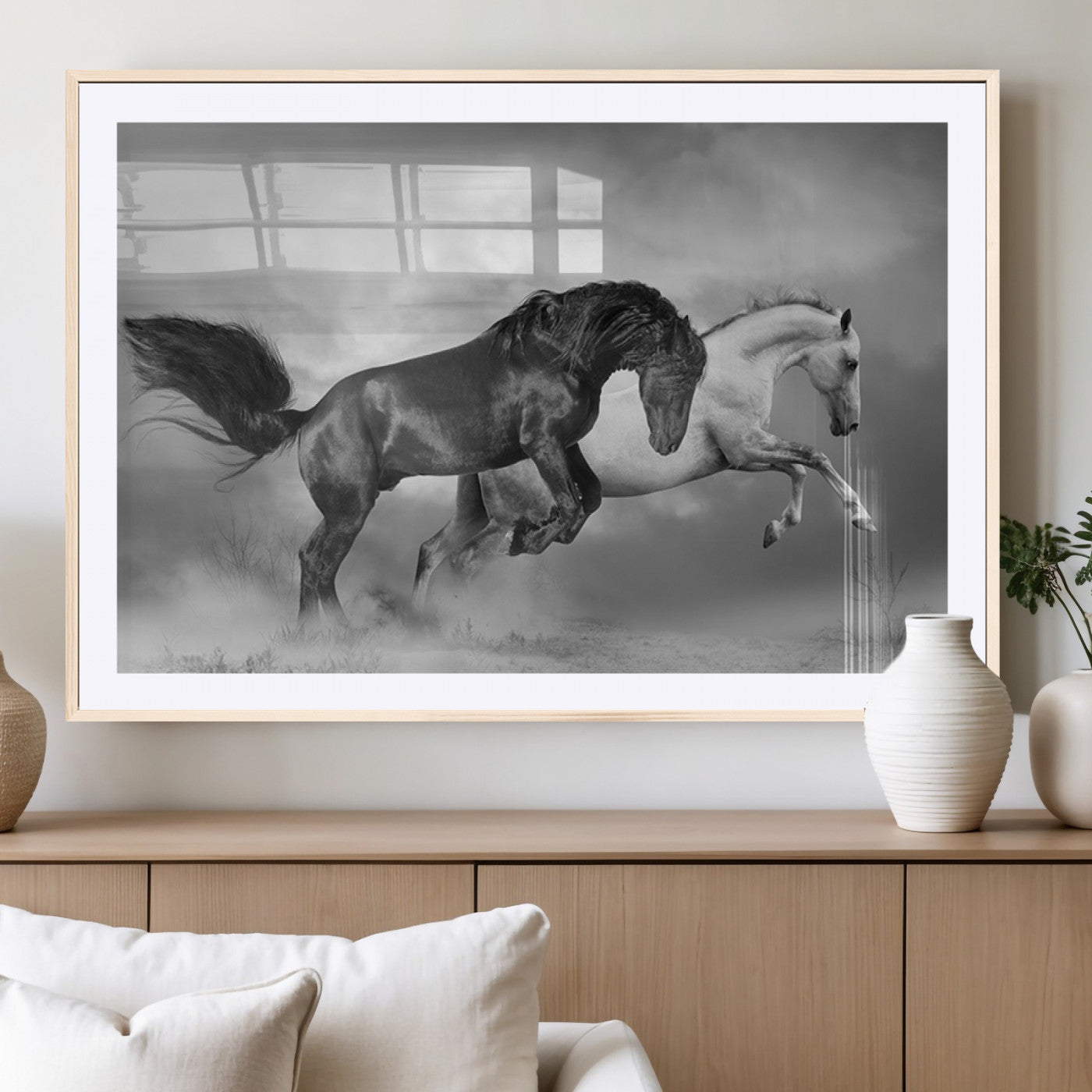 MGC-FP-36x24 - Wild Horses Wall Art Canvas Print