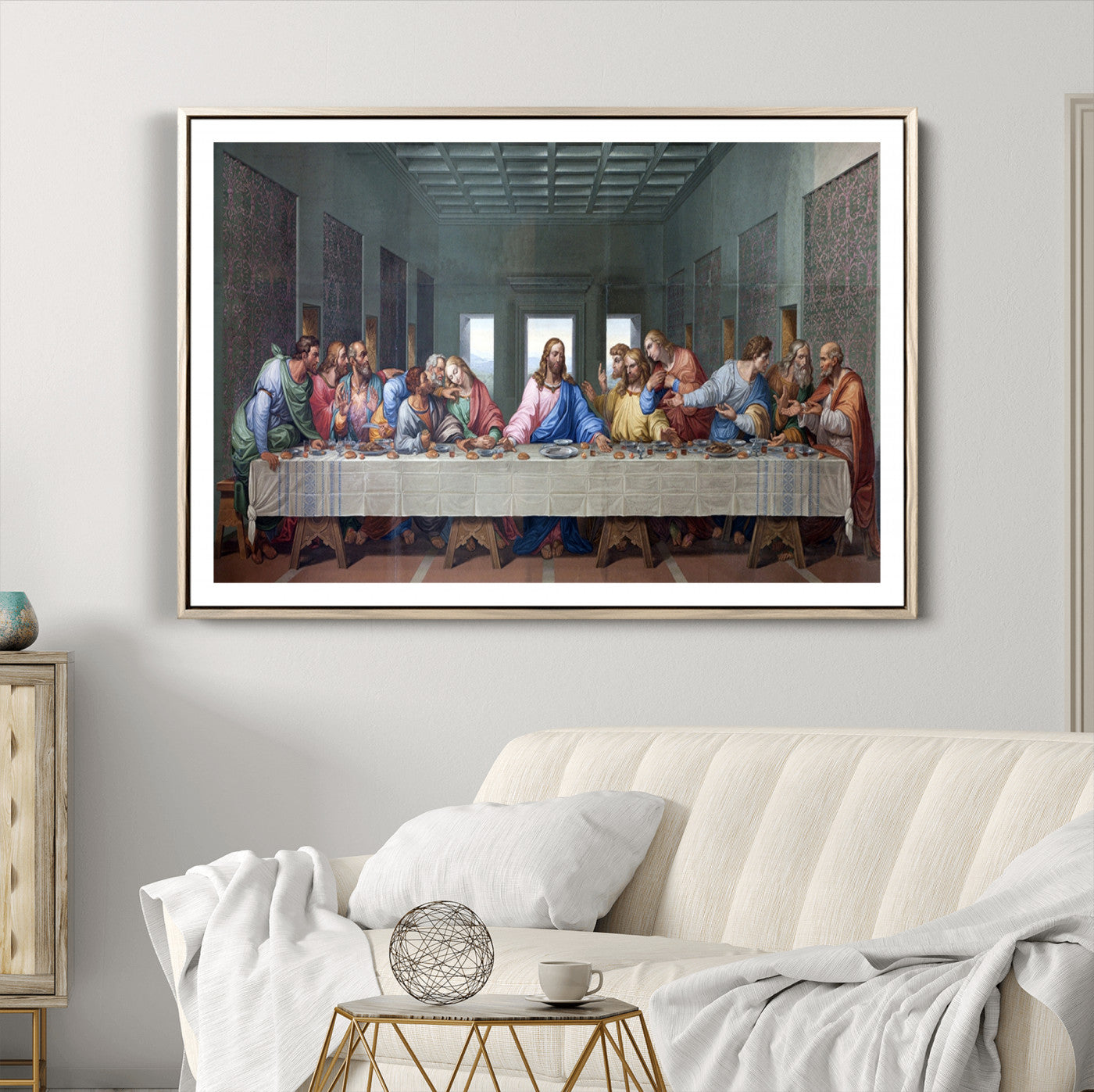 30401-MGV-CV-36X24-The Last Supper Multi Panel Canvas Wall Art