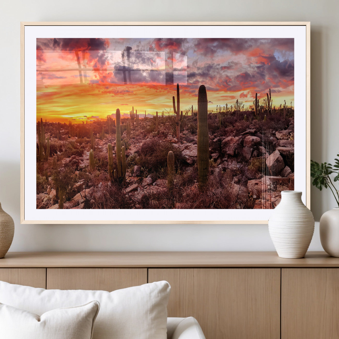 MGC-FP-36x24 - Arizona Desert Print, Western Cowboy Wall Art Print
