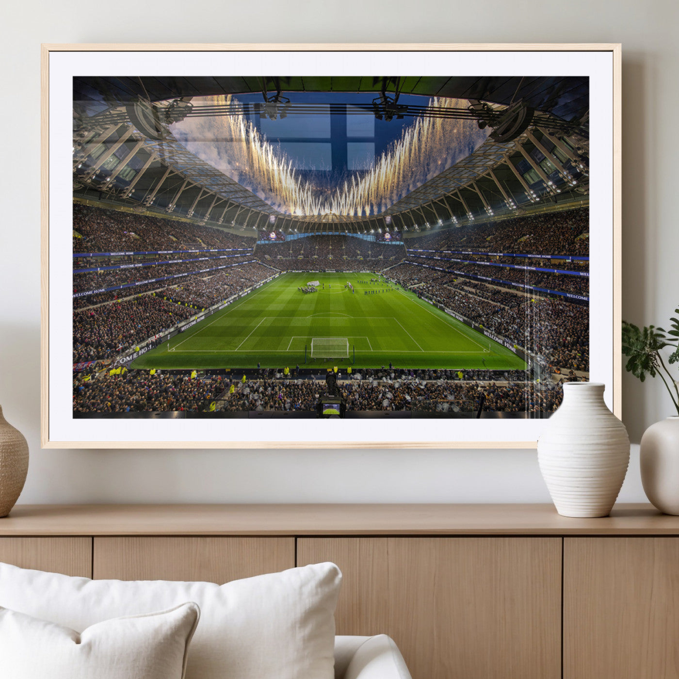 MGC-FP-36x24 - Tottenham Hotspur Football Team Print - London Tottenham Hotspur Stadium Wall Art Canvas Print
