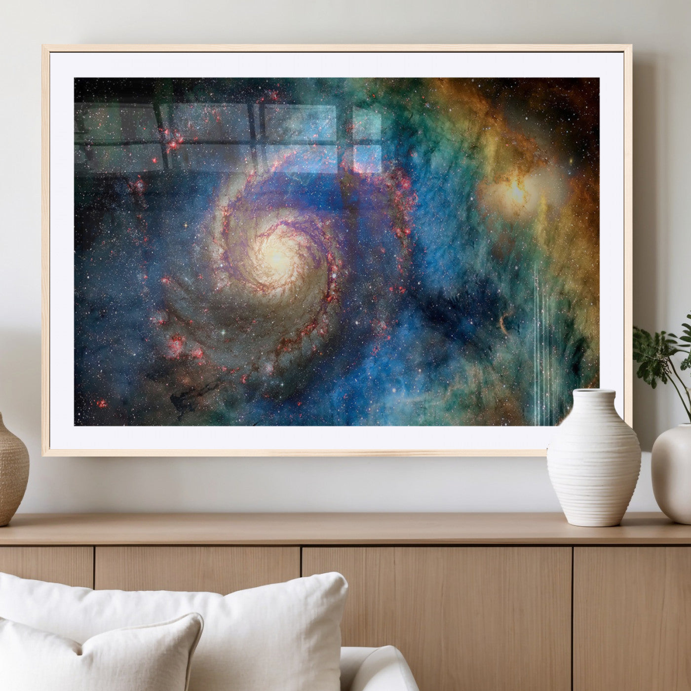 MGC-FP-36x24 - Spiral Galaxy Wall Art Canvas Print