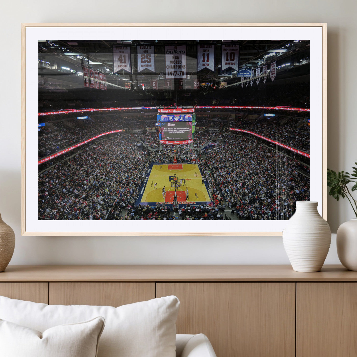 MGC-FP-36x24 - Capital One Arena Stadium Wall Art | Canvas Print | Ready to Hang | Washington D.C. Sports Decor