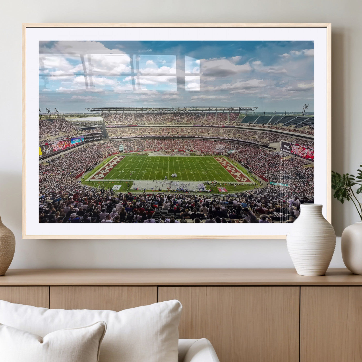 MGC-FP-36x24 - The Temple University Owls Athletics Team Print - Philadelphia Lincoln Financial Field Stadium Wall