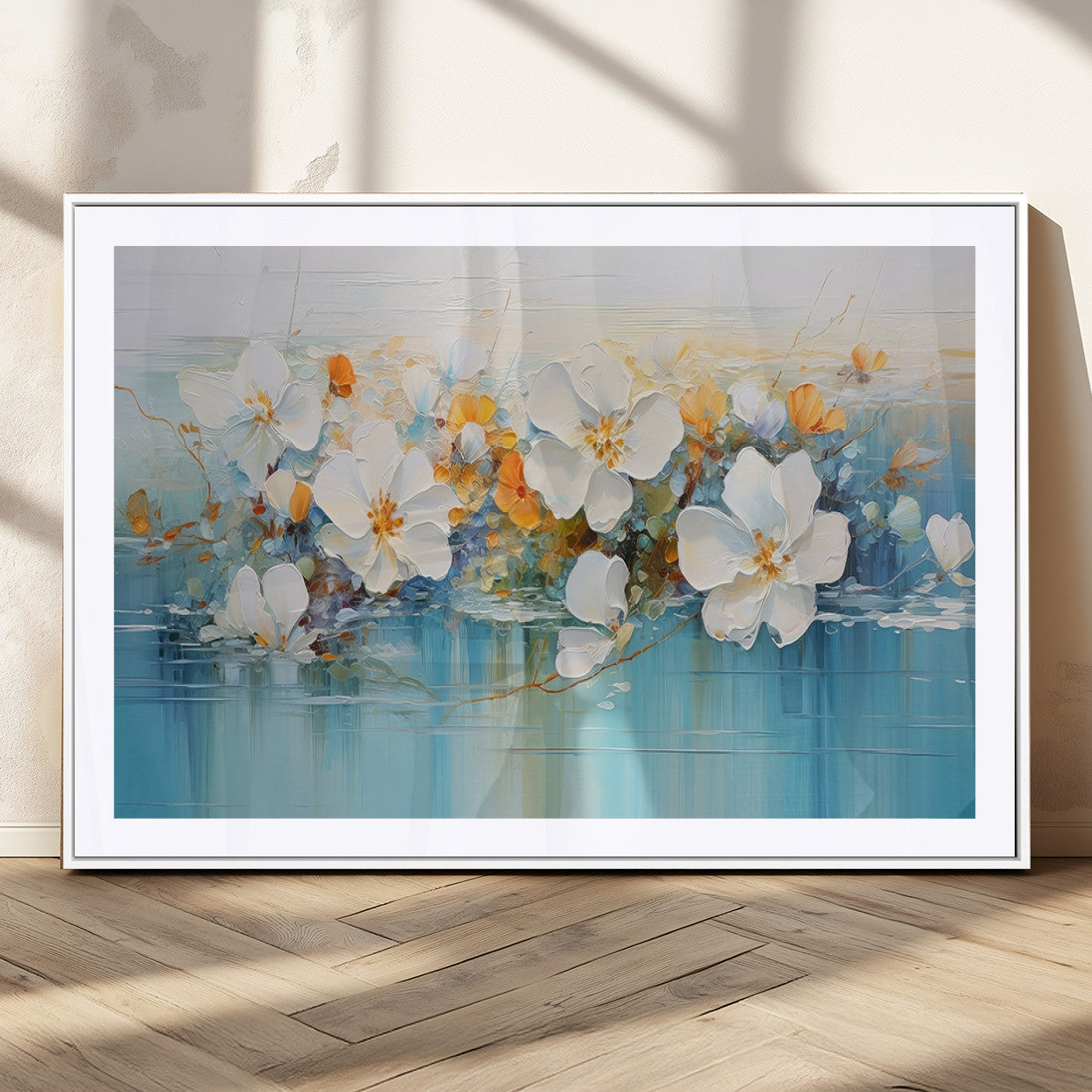 MGC-FP-36x24 - Abstract Flower Wall Art Canvas Print