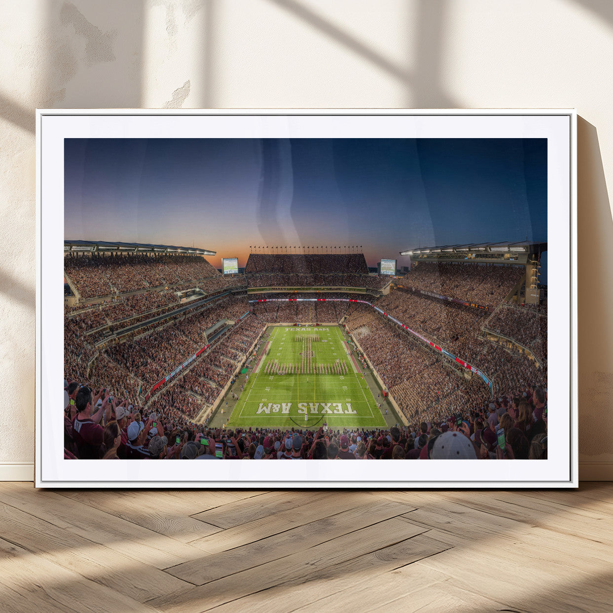 MGC-FP-36x24 - Kyle Field Wall Art Print | Large Texas A&M Aggies Football Canvas Print for Sports Enthusiasts |