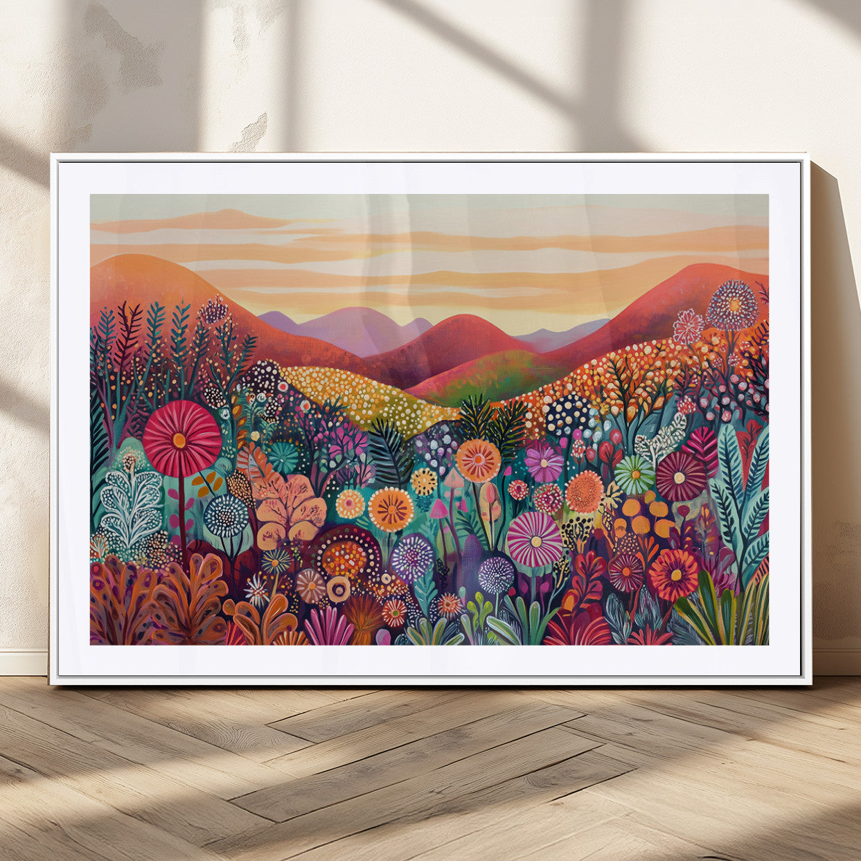 MGC-FP-36x24 - Yayoi Kusama 1986 Wall Art Print – Yayoi Kusama Wabi Sabi Japanese Wall Art Print - Vibrant Abstract