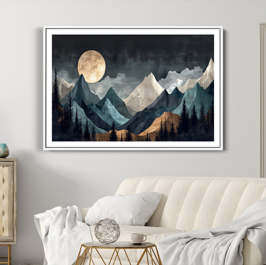 Framed Wall Art Canvas Print
