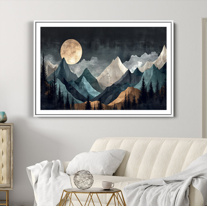 Framed Wall Art Canvas Print