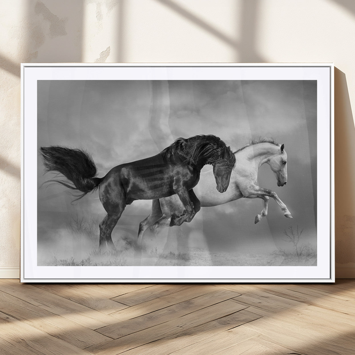 MGC-FP-36x24 - Wild Horses Wall Art Canvas Print