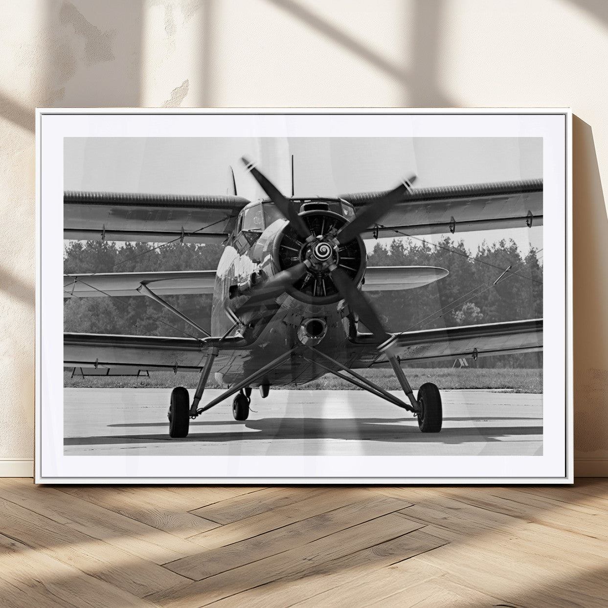 MGC-FP-36x24 - Wall Art Old War Plane Canvas Print