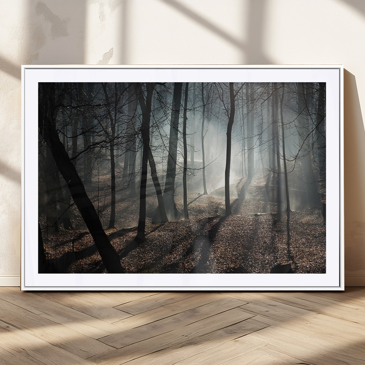 15648-MGC-FP-36x24_White-Dark Family and Tree Wall Art Canvas Print