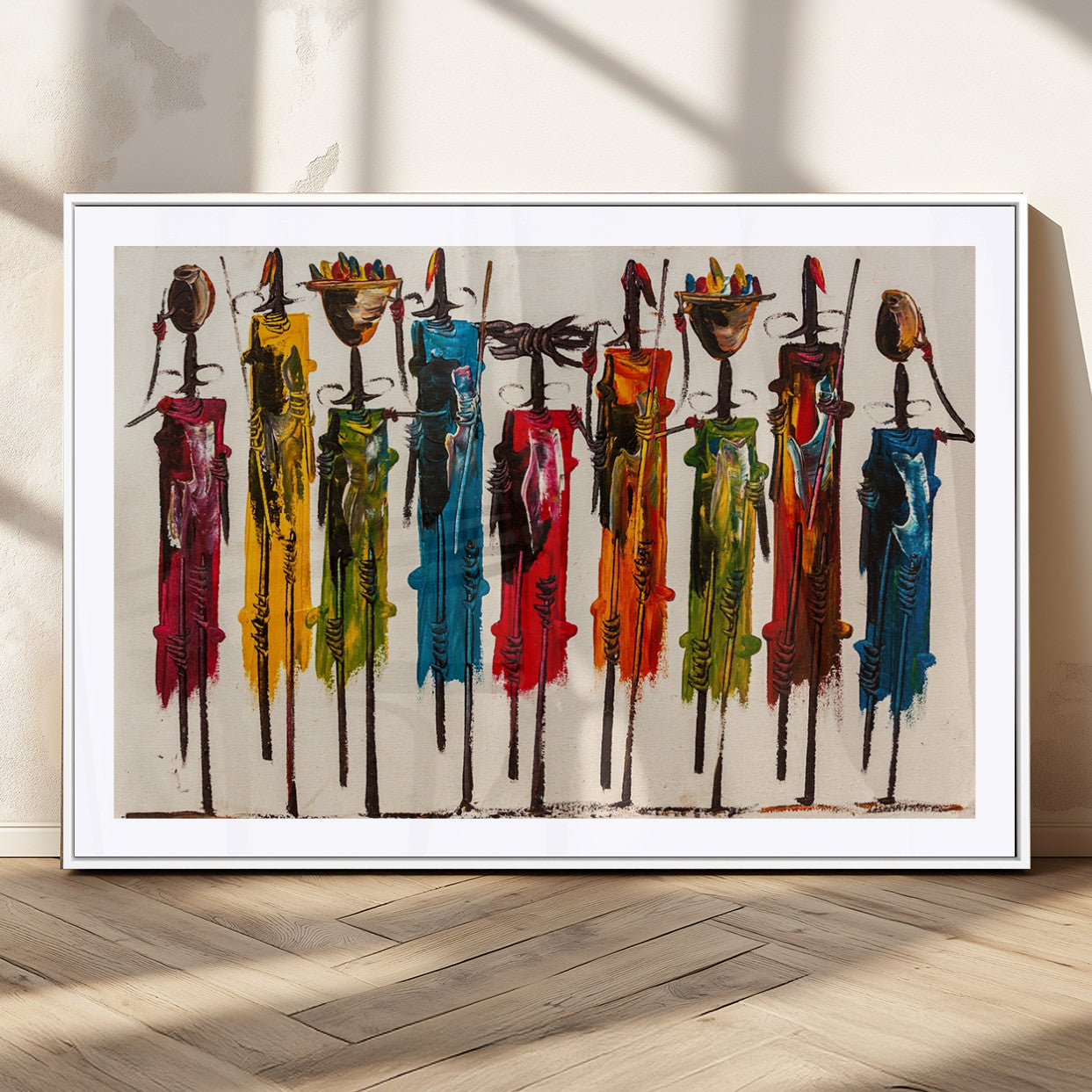 MGC-FP-36x24 - Abstract African Women Wall Art Canvas Print