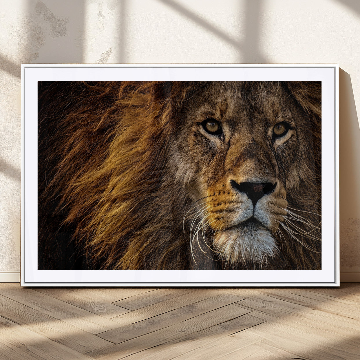 MGC-FP-36x24 - Mighty Lion Wall Art Animal Canvas Print