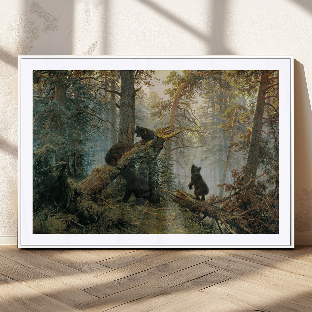 MGC-FP-36x24 - Grizzly Bear Cubs Wall Art Canvas Print
