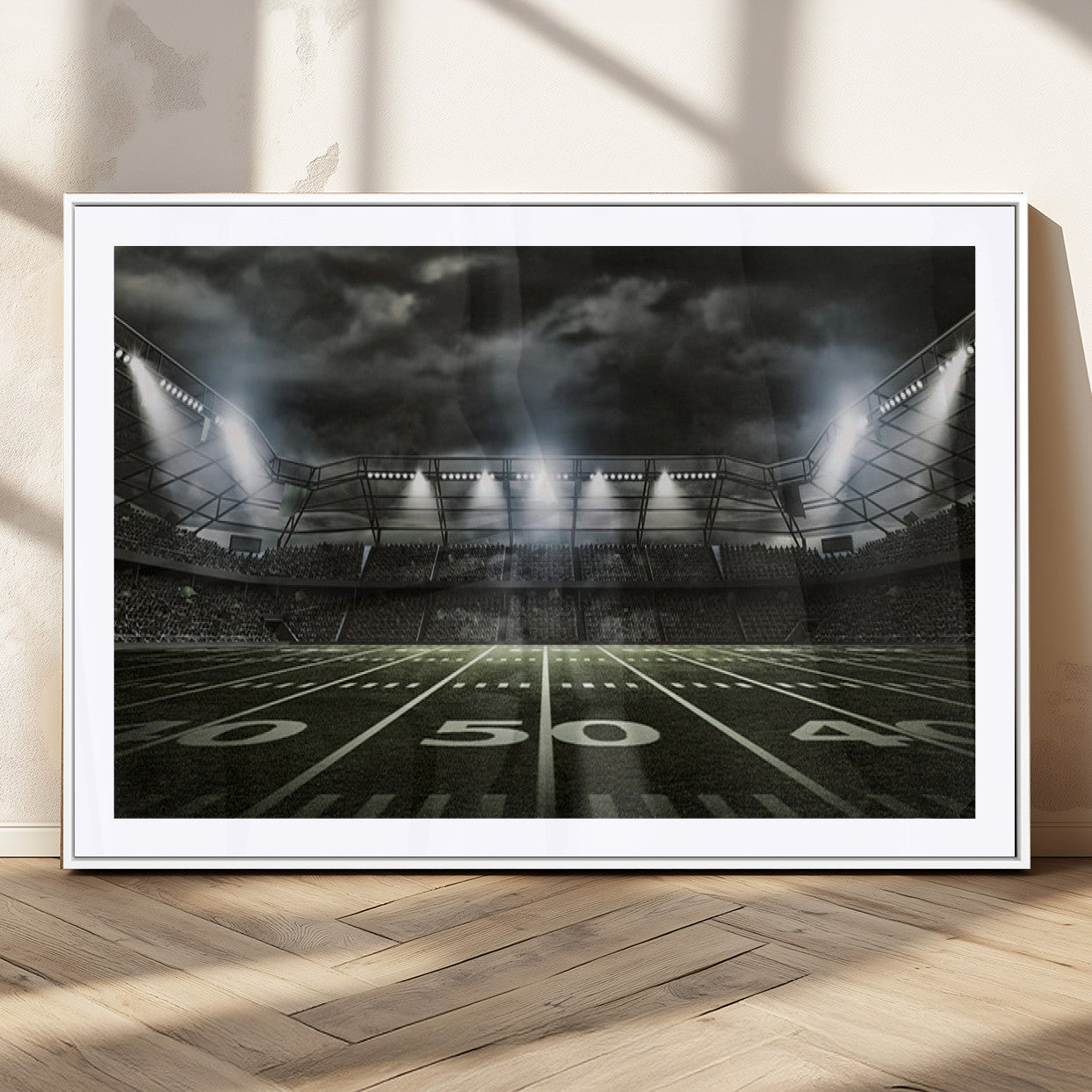 MGC-FP-36x24 - American Football Stadium Wall Art Canvas Print, Stadium Sport Wall Art Print