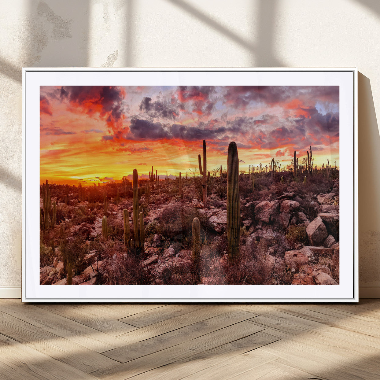MGC-FP-36x24 - Arizona Desert Print, Western Cowboy Wall Art Print