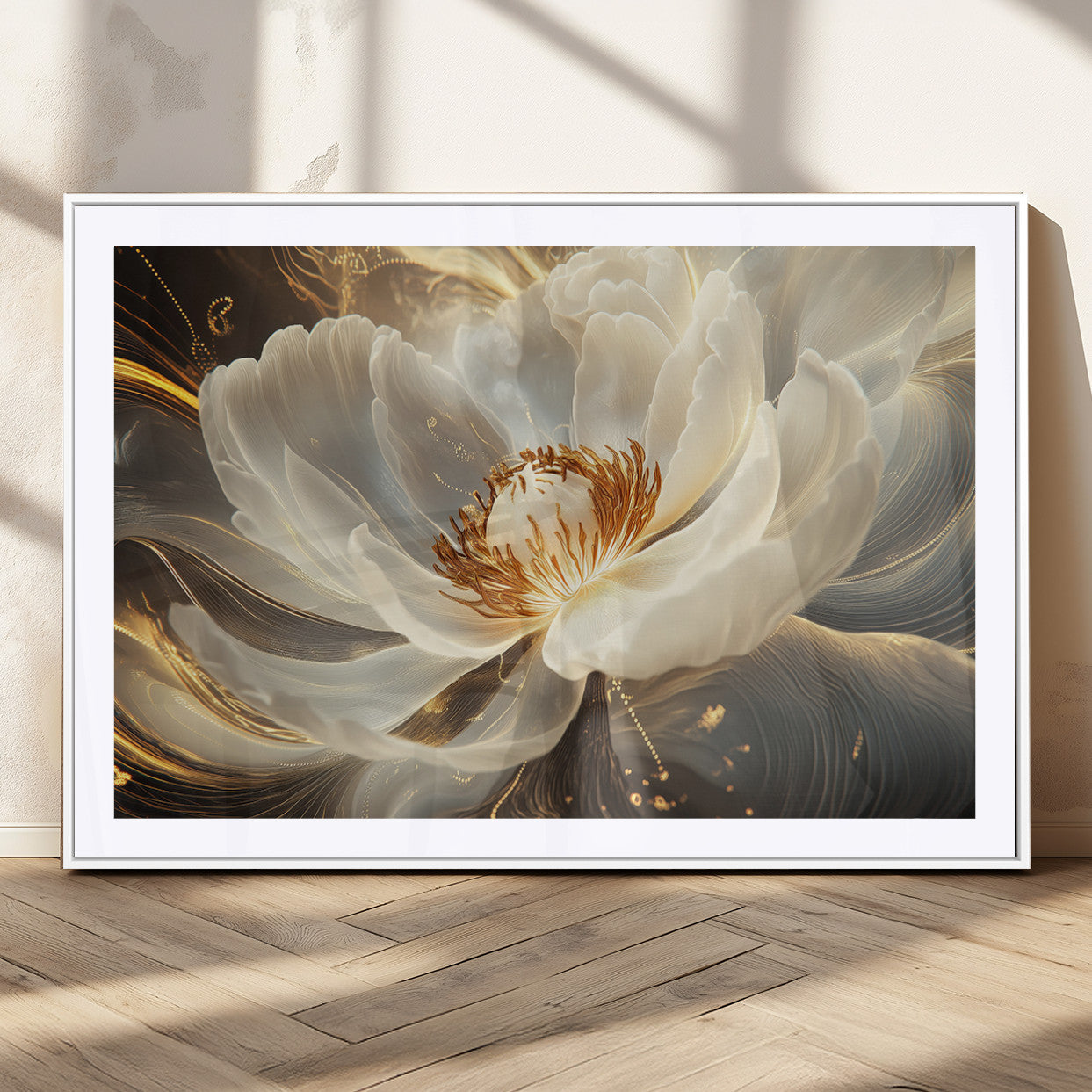 MGC-FP-36x24 - Abstract Floral Wall Art Canvas Print