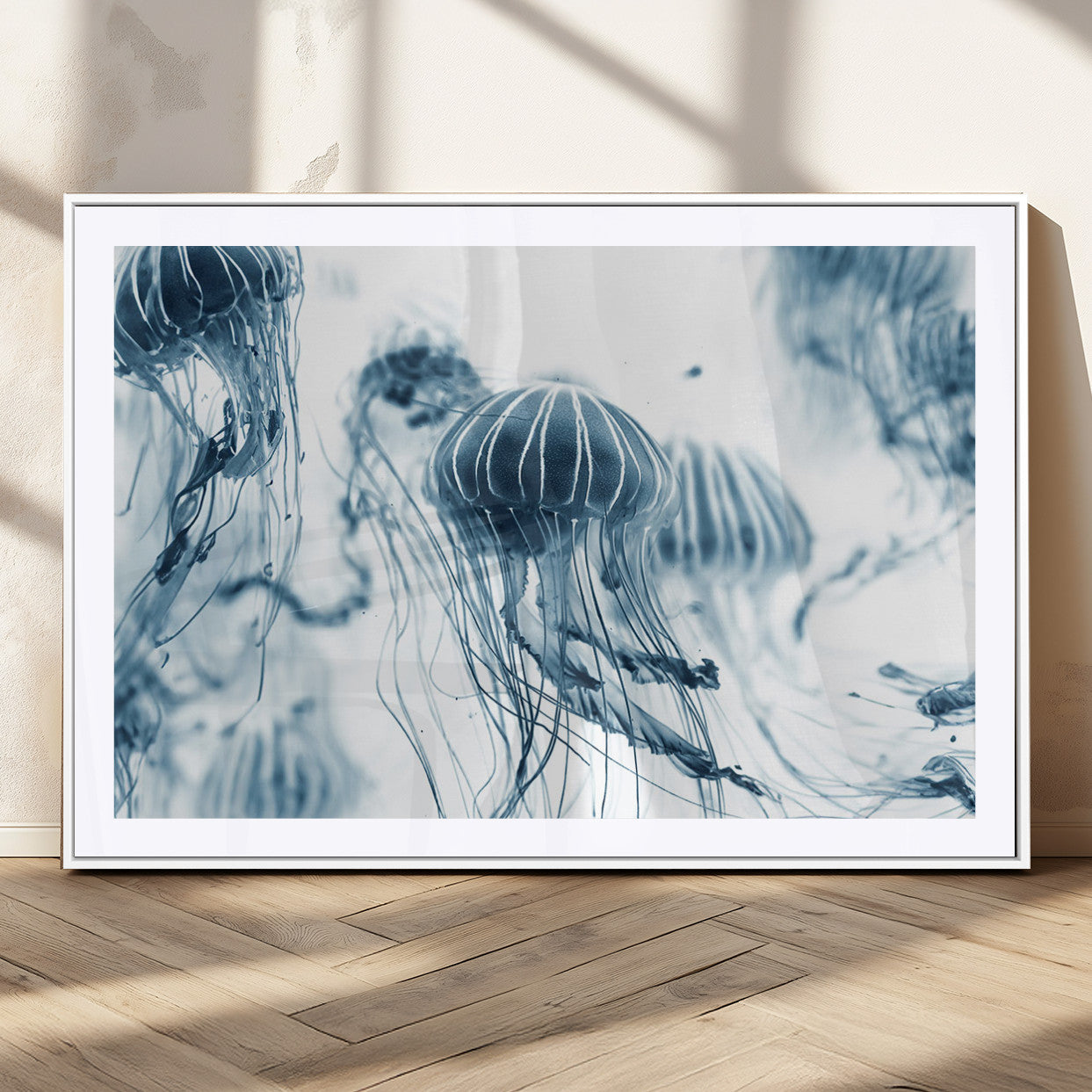 MGC-FP-36x24 - Abstract Jellyfish Canvas Print Wall Art