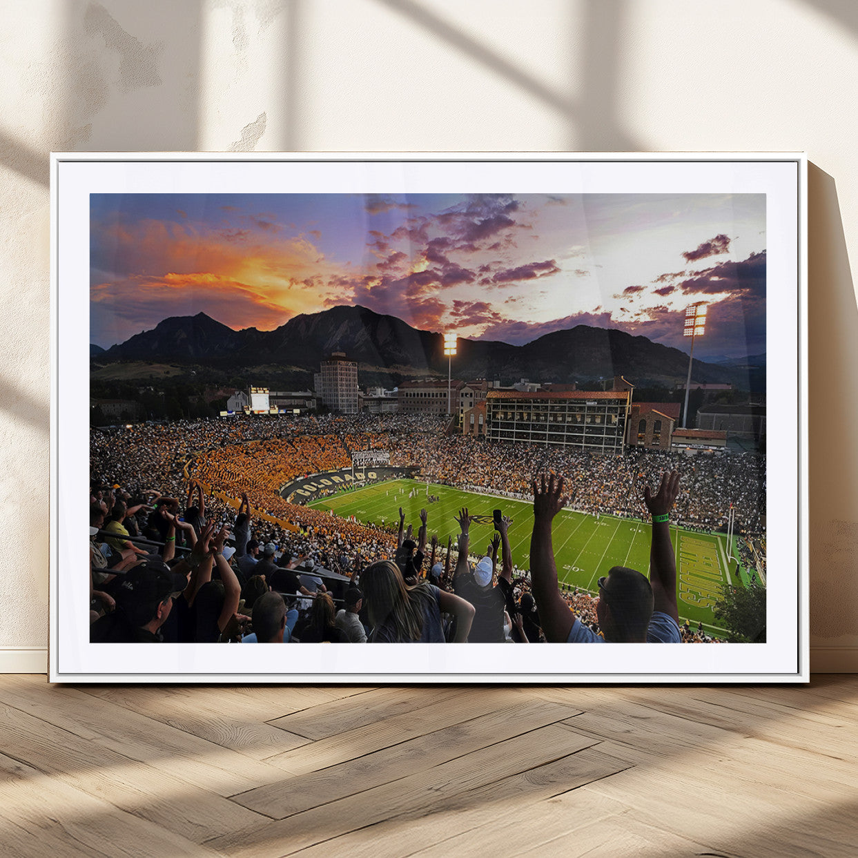 MGC-FP-36x24 - Folsom Field - University of Colorado Buffaloes Football Stadium Wall Art, Colorado Buffaloes Wall