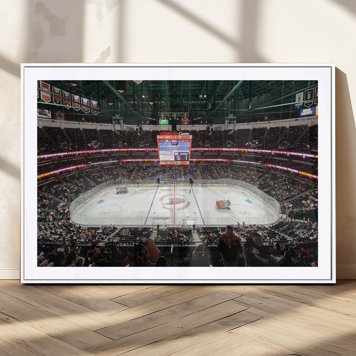 MGC-FP-36x24 - Honda Center California Anaheim Ducks Ice Hockey Stadium Canvas Print Wall Art