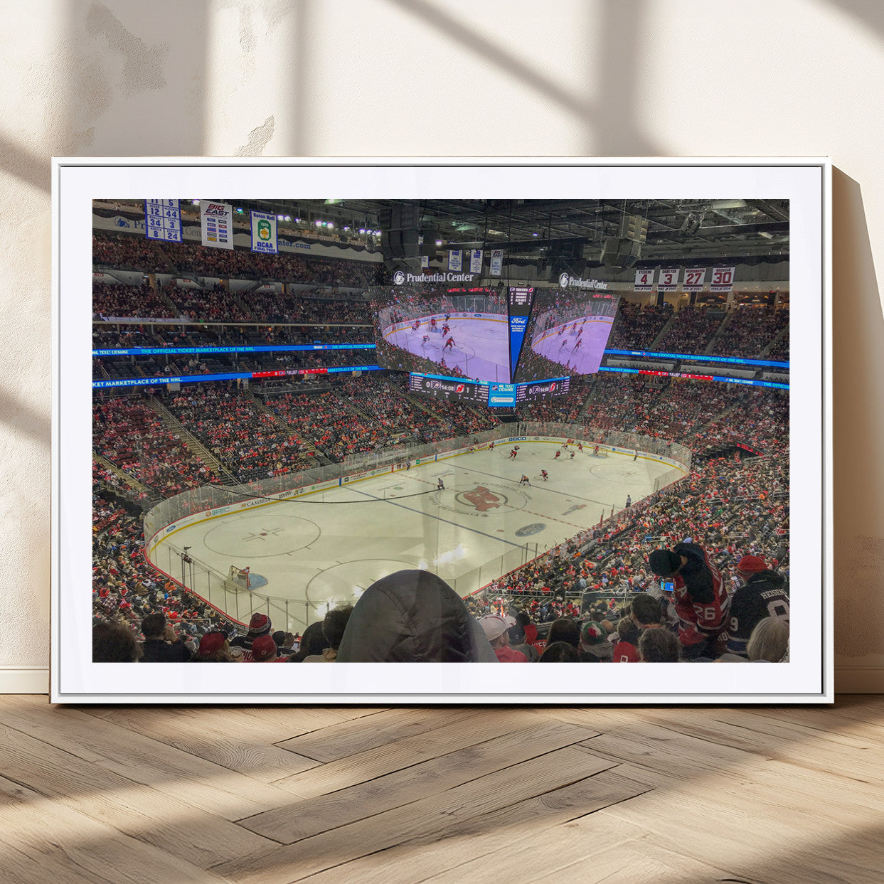 MGC-FP-36x24 - Prudential Center Newark New Jersey Devils Hockey Stadium, New Jersey Devils Hockey Stadium Canvas