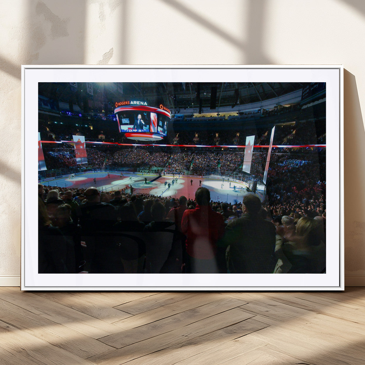 MGC-FP-36x24 - Rogers Arena Vancouver Canucks Ice Hockey Stadium Wall Art, Vancouver Canucks Ice Hockey Print