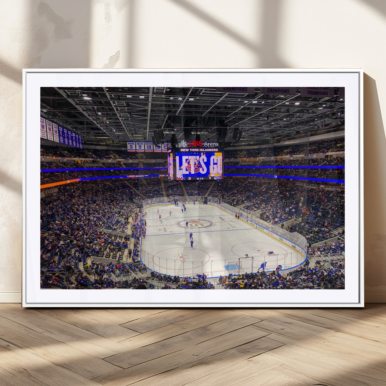 MGC-FP-36x24 - UBS Arena Elmont New York Islanders Ice Hockey Wall Art, UBS Arena Elmont Wall Art Canvas Print