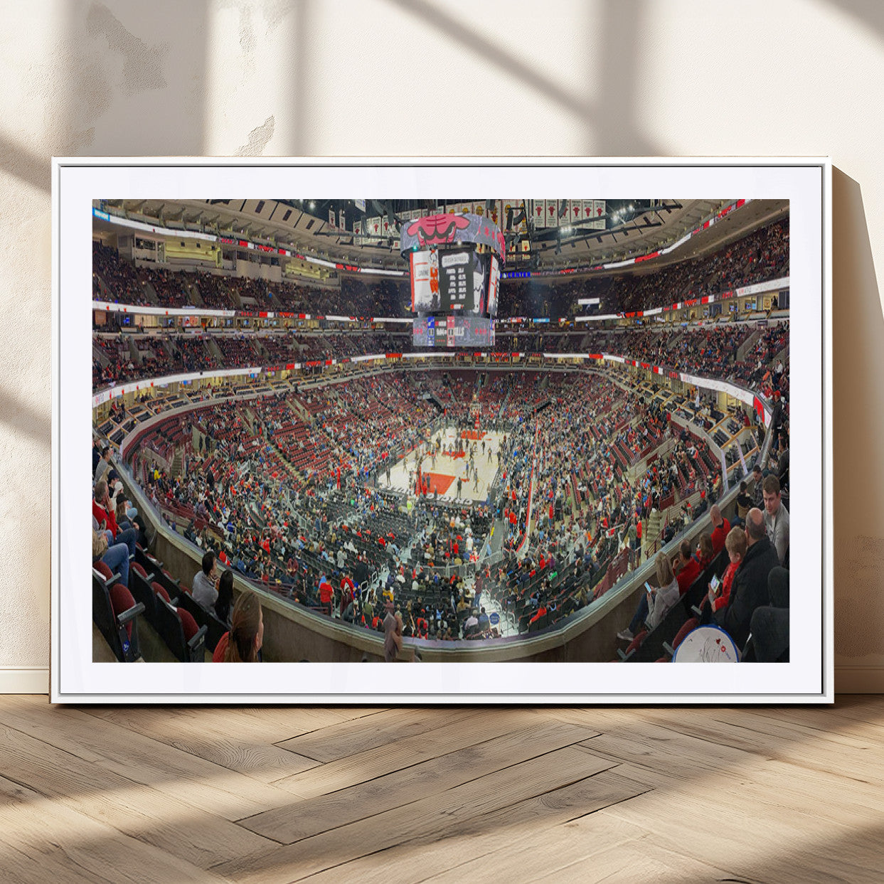 MGC-FP-36x24 - United Center Chicago Bulls Stadium Wall Art Canvas Print