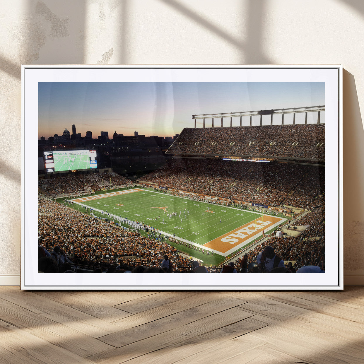MGC-FP-36x24 - Darrell K Royal-Texas Memorial Stadium Canvas Wall Art - Texas Longhorns Football Match