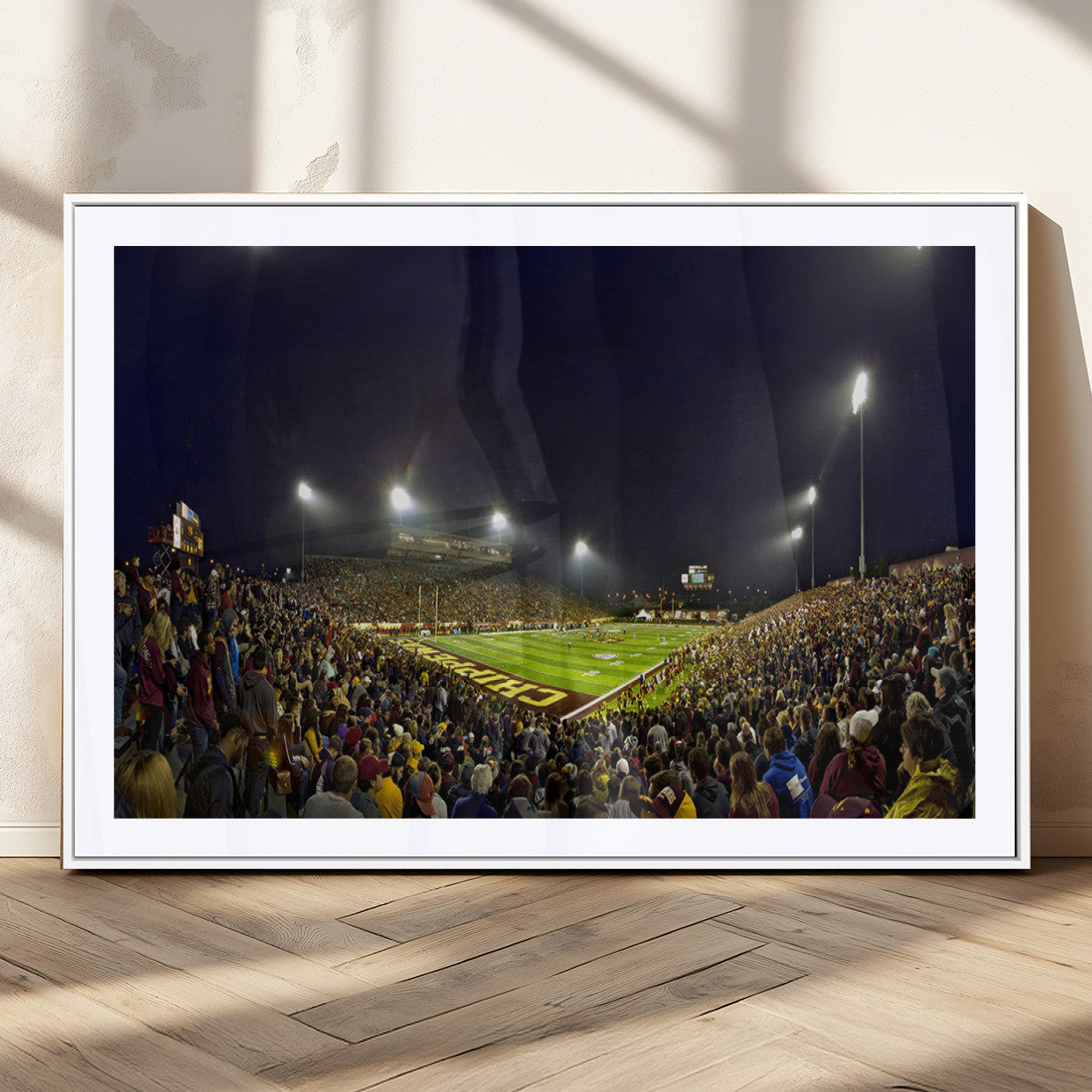 MGC-FP-36x24 - Central Michigan University Chippewas Canvas Wall Art, Football Team Print - Mount Pleasant