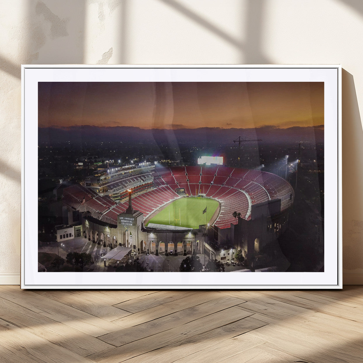 MGC-FP-36x24 - The University of Southern California USC Trojans Football Team Print - Los Angeles Memorial
